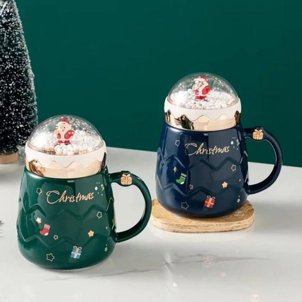 Christmas Bubble Ceramic Mug