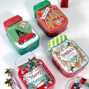 Xmas Jar shape Tin Box