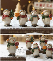 Christmas Snowman Figurines