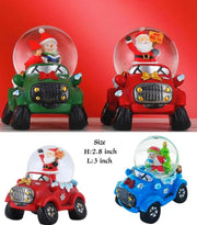 Christmas Car Mini Snow Globe