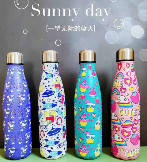 Sunny Day Stainless Steel Insulated Water Bottle