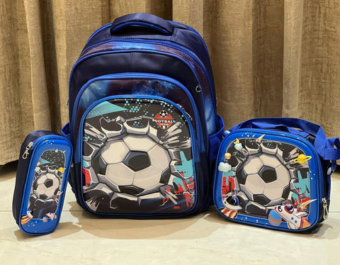 School  Bag Combos With Pencil Pouch and Lunch Bag-18 Inches