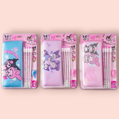 Sanrio Pencil Set With Pencil Pouch