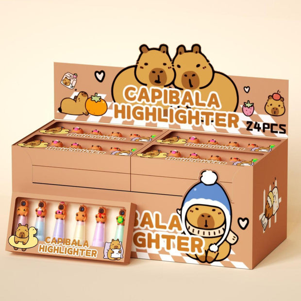 Capibala set of 6  Highlighters