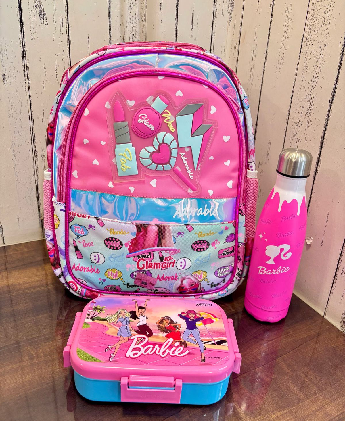 Barbie Bag Combo With Bottle and Lunch Box The Write Stuff