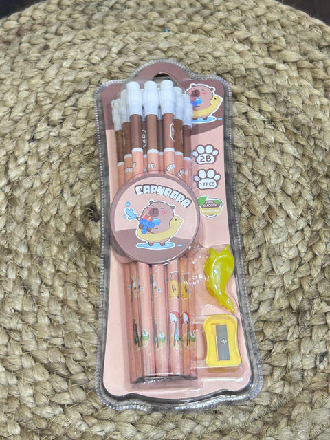 Capybara Pencils - 2B
