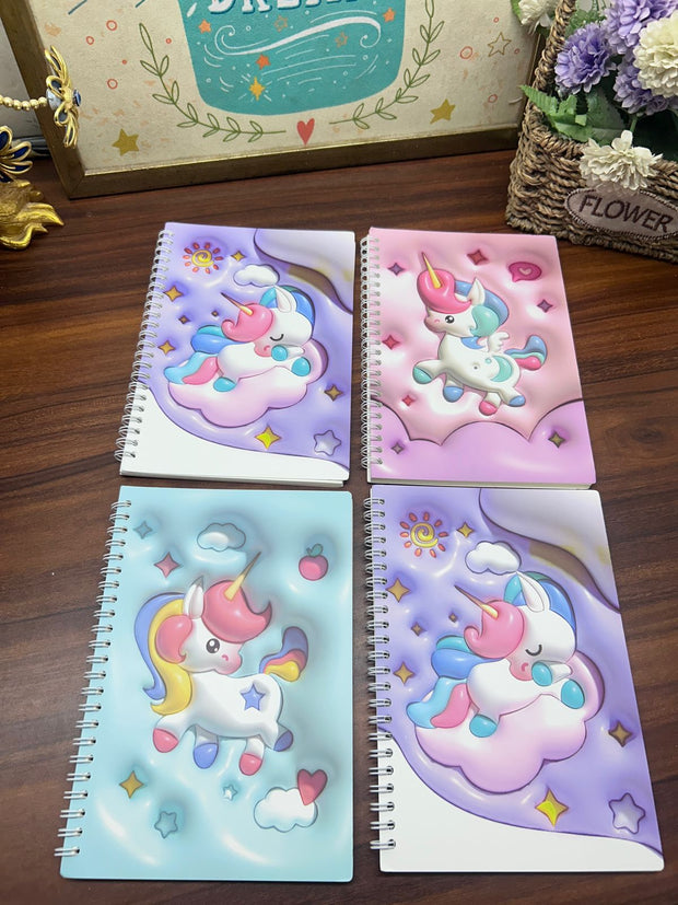 3D DIARY SUMMER UNICORN - The Write Stuff