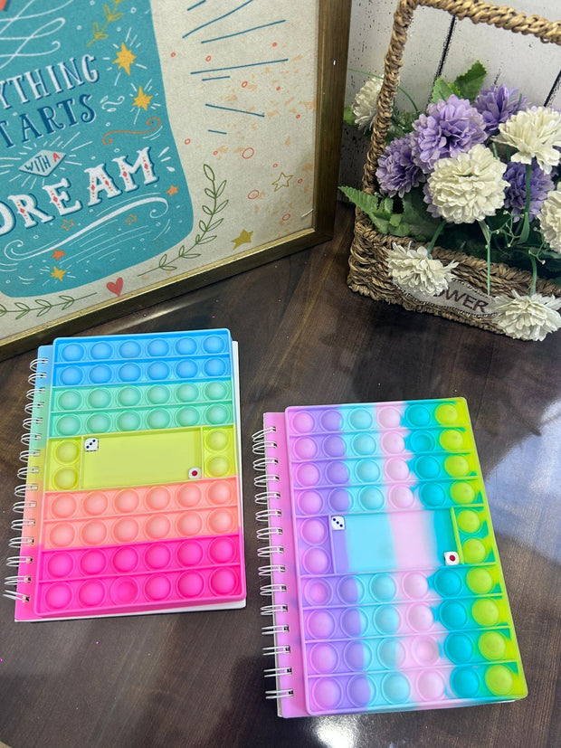 Pop It A5 Notepad Dairy With Game