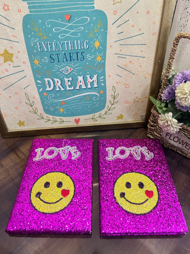 Love Glitter A5 Notepad Diary