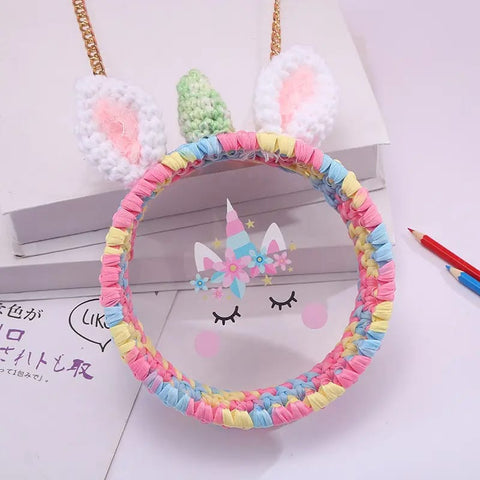 UNICORN ROUND TRANSPARENT SLING BAG - The Write Stuff