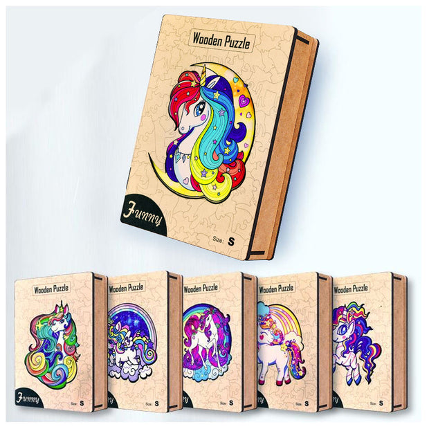WOODEN PUZZLE UNICORN - The Write Stuff
