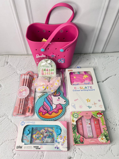 Rakhi Gift Hamper for Sister – Barbie & Unicorn Theme