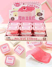 Hot Spring Milk and Macron Slime – Cherry & Cream and Macaron - The Write Stuff