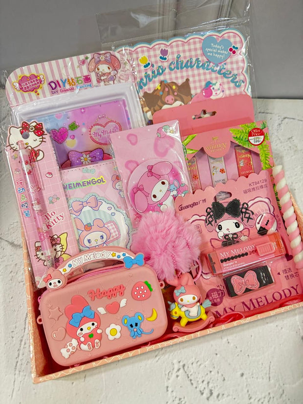 My Melody Love Festival Hamper –  Sanrio Inspired Rakhi Gift Box - The Write Stuff