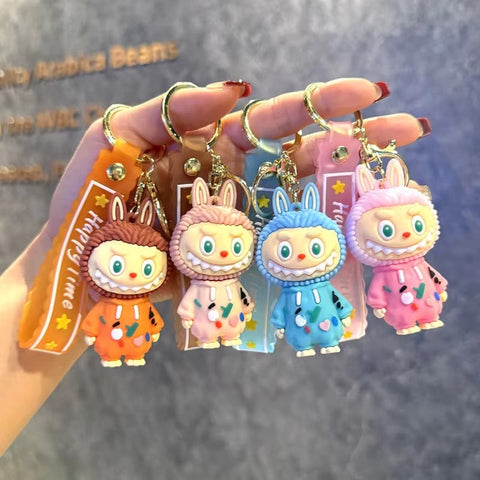 Labubu Keychain – Cute Labubu Keyring | Assorted Designs & Colors - The Write Stuff