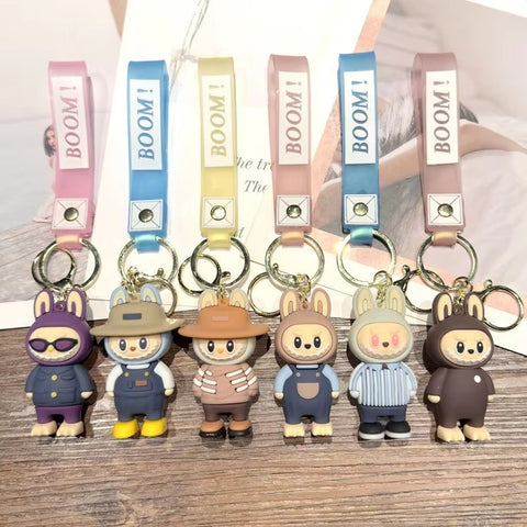 Labubu Keychain – Cute Labubu Keyring | Assorted Designs & Colors - The Write Stuff