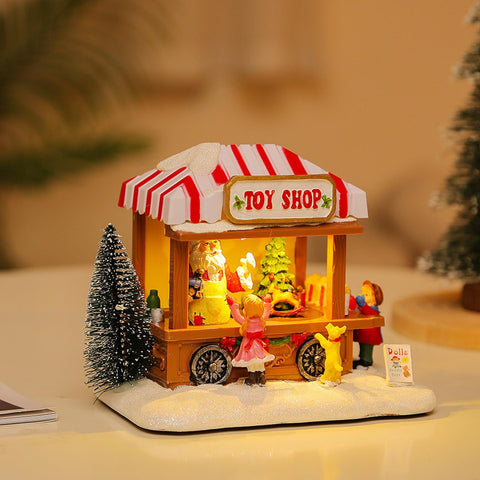 Christmas Toy Shop Musical ShowPiece Lamp - The Write Stuff