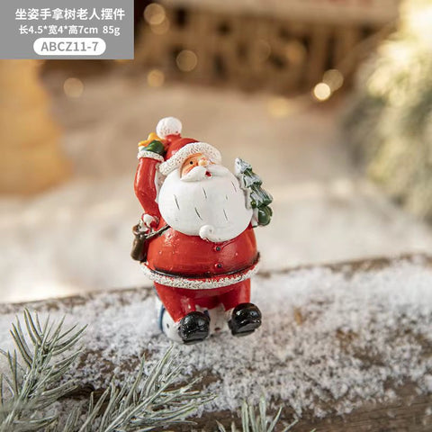 Christmas Mini Santa Figurines - The Write Stuff