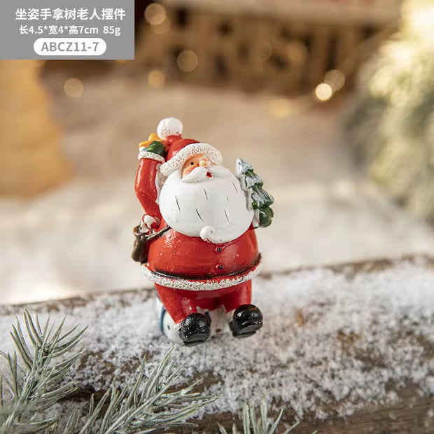 Christmas Mini Santa Figurines - The Write Stuff