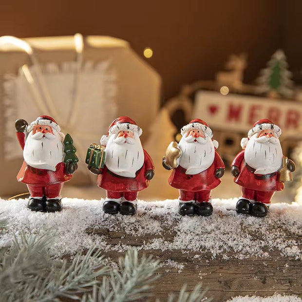 Christmas Mini Santa Figurines - The Write Stuff