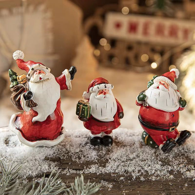 Christmas Mini Santa Figurines - The Write Stuff
