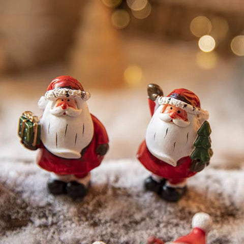 Christmas Mini Santa Figurines - The Write Stuff