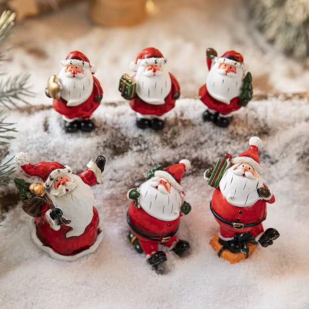 Christmas Mini Santa Figurines - The Write Stuff