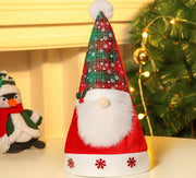 Christmas Hat with Plaid & Snowflake Design - The Write Stuff