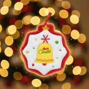 Merry Christmas Bell Towel with star topper