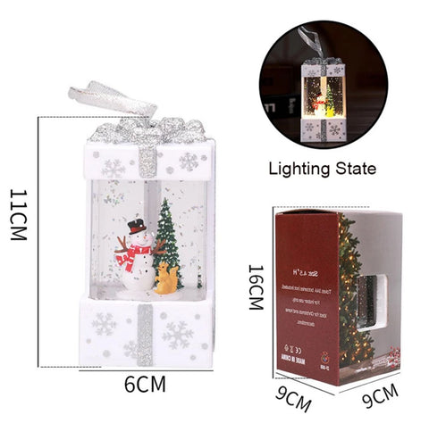 Christmas Hanging mini lantern with LED Light