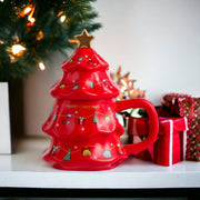 3D Christmas Tree Ceramic Mugs