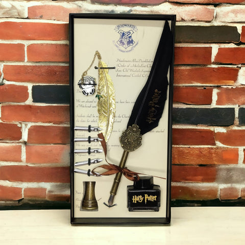 Harry Potter calligraphy  Feather Pen Set