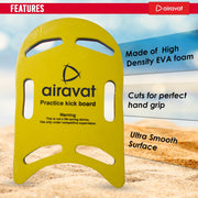 Airavat Swimming Practice Kick Board – Training Float for Kids & Adults - The Write Stuff