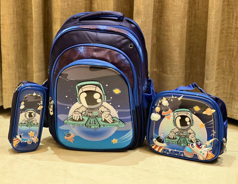 School  Bag Combos With Pencil Pouch and Lunch Bag-18 Inches