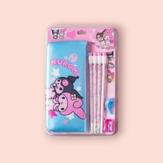 Sanrio Pencil Set With Pencil Pouch