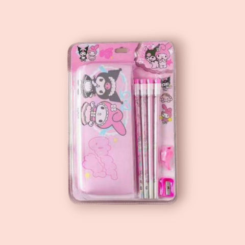 Sanrio Pencil Set With Pencil Pouch