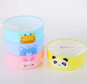 Kids Animal Cartoon Bowl Set - Pack of 4