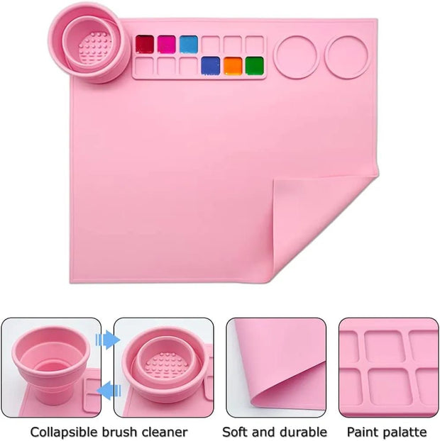 Silicone Mess free Painting Mat