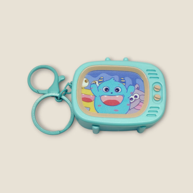 TV Gaming Keychain - Kawaii Cartoon