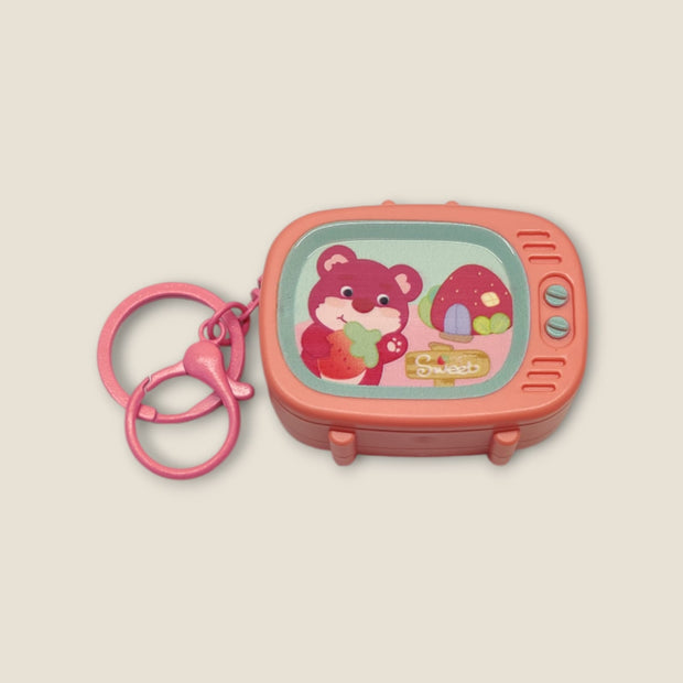 TV Gaming Keychain - Kawaii Cartoon