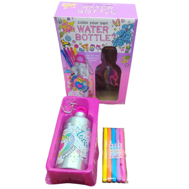 Just My Style- Color Your Own Water Bottle - The Write Stuff
