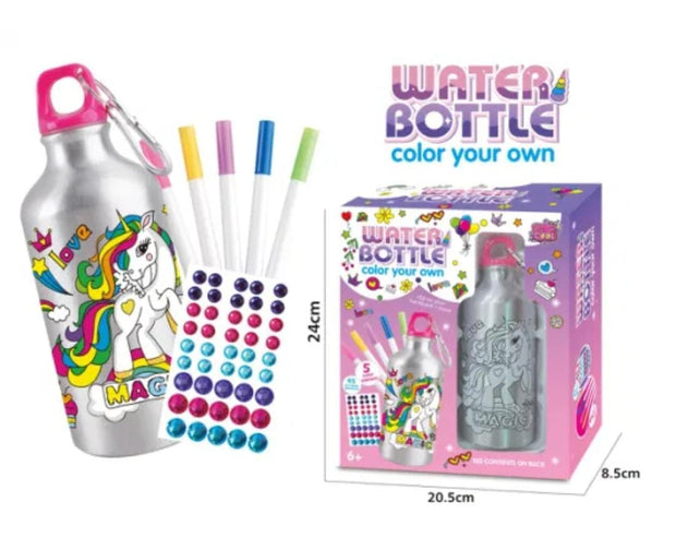 Just My Style- Color Your Own Water Bottle - The Write Stuff
