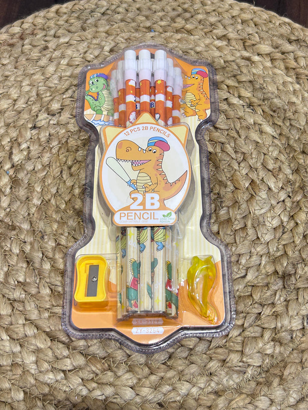 Dino Pencils - 2B