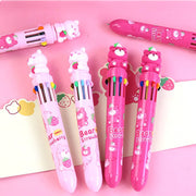 10 in 1 Strawberry Bear Pen Set - The Write Stuff