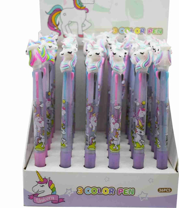 Unicorn 3 In 1 Pen Set - The Write Stuff