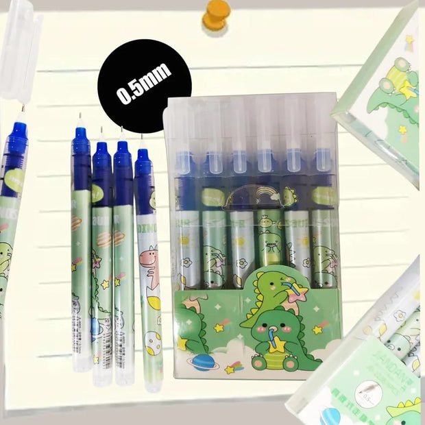 Dino 6 Pen Set - The Write Stuff