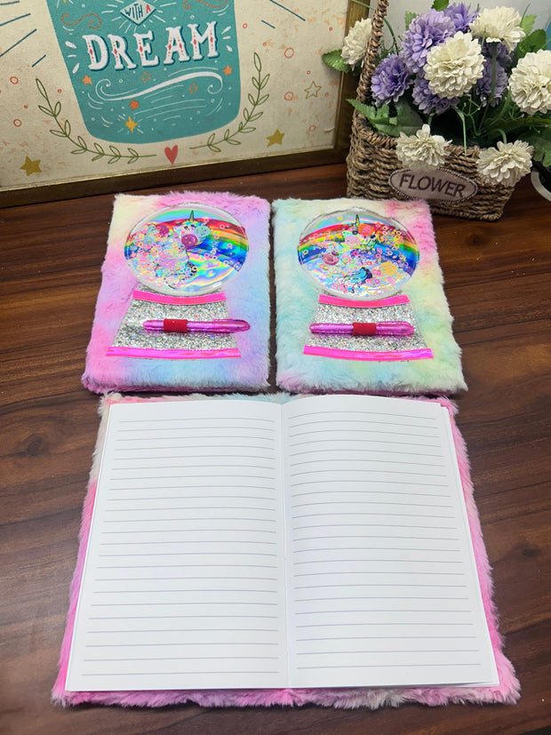 FUR NOOTEBOOK GLITTER WITH PEN - The Write Stuff