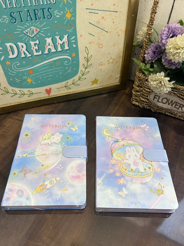 Angel Bunny Magnetic Notepad Diary