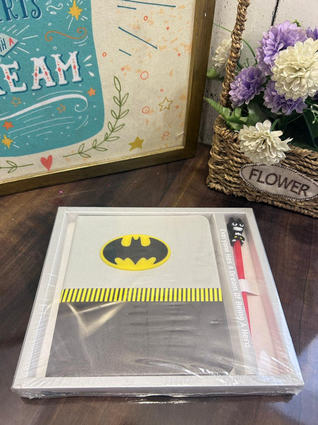 Superhero Notepad Diary With Pen