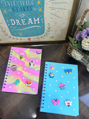 Silicon Cover Notepad Diary With Charms